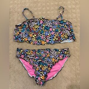 Girls Hobie Floral Bikini Swimsuit